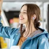 Auscultadores Awei T85 Bluetooth 5.3 ENC TWS azul