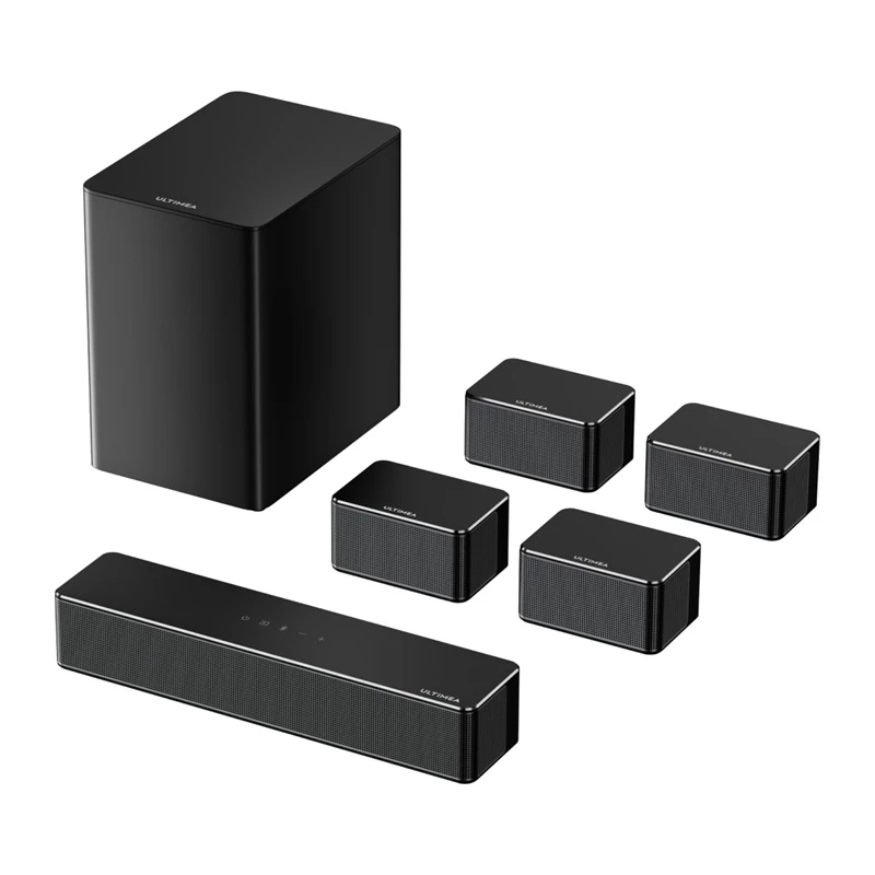 Barra de som Ultimea Poseidon D70 — sistema de cinema em casa compacto, modelo UC00Q