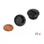 Tampa para tubo DeLOCK 60230 preto nylon