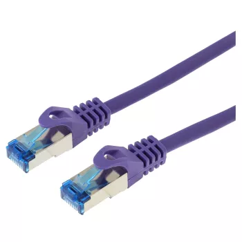 Cabo de rede LOGON TCR55SS150V Cat5e SF/UTP (S-FTP) violeta, 15 m, RJ-45–RJ-45