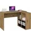 Tampo de secretária de computador BIURKO PLUS ARTISAN, tampo retangular reta, aglomerado, 1200×500×760 mm, cor carvalho