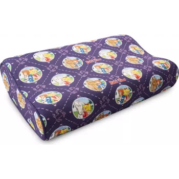 Almofada de dormir ergonómica para crianças Technaxx Bibi&Tina - 24 x 40 cm - espuma com memória - retangular - multicolor - ilustração - fecho de correr
