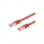 Wentronic Goobay Cabo patch CAT 6, S/FTP (PiMF), vermelho, 20 m - LSZH sem halogéneos, cobre (68285)