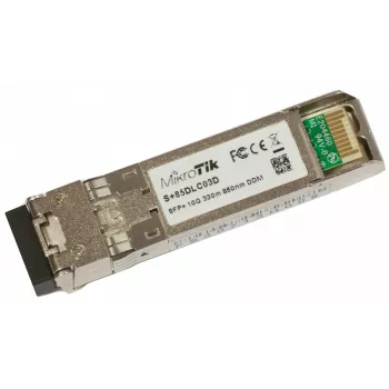 MikroTik S+85DLC03D - módulo transceptor SFP+ - 10 GigE - SFP+ / LC multimodo - até 300 m - 850 nm
