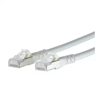 Cabo de rede METZ CONNECT Cat.6A 2m Cat6a SFTP (S-STP) Branco (1308452088-E)