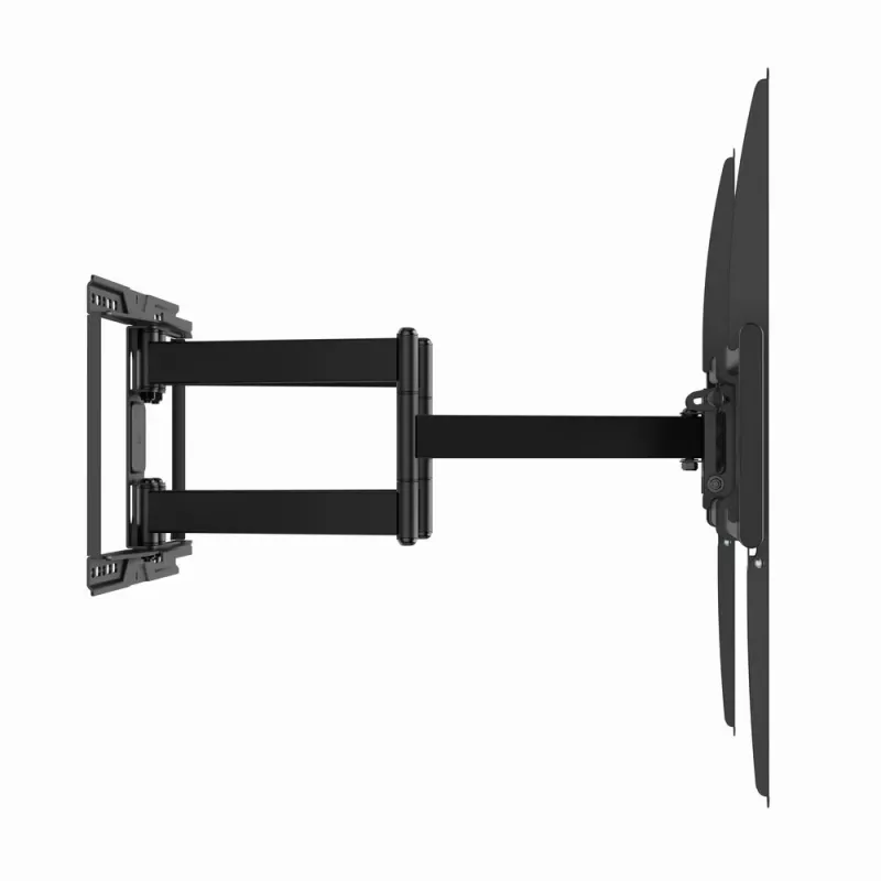 Suporte de parede de TV articulado GEMBIRD WM-105ST-01 para televisores de 50–105 polegadas, suporte de aço orientável, máx. 75 kg, VESA 200x100–900x600