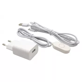 Fonte de alimentação/adaptador RealPower 511601 – interior, entrada 100–240 V 50/60 Hz, cabo 1,6 m