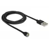 Cabo USB DeLOCK 85724 USB 2.0 1,1 m preto