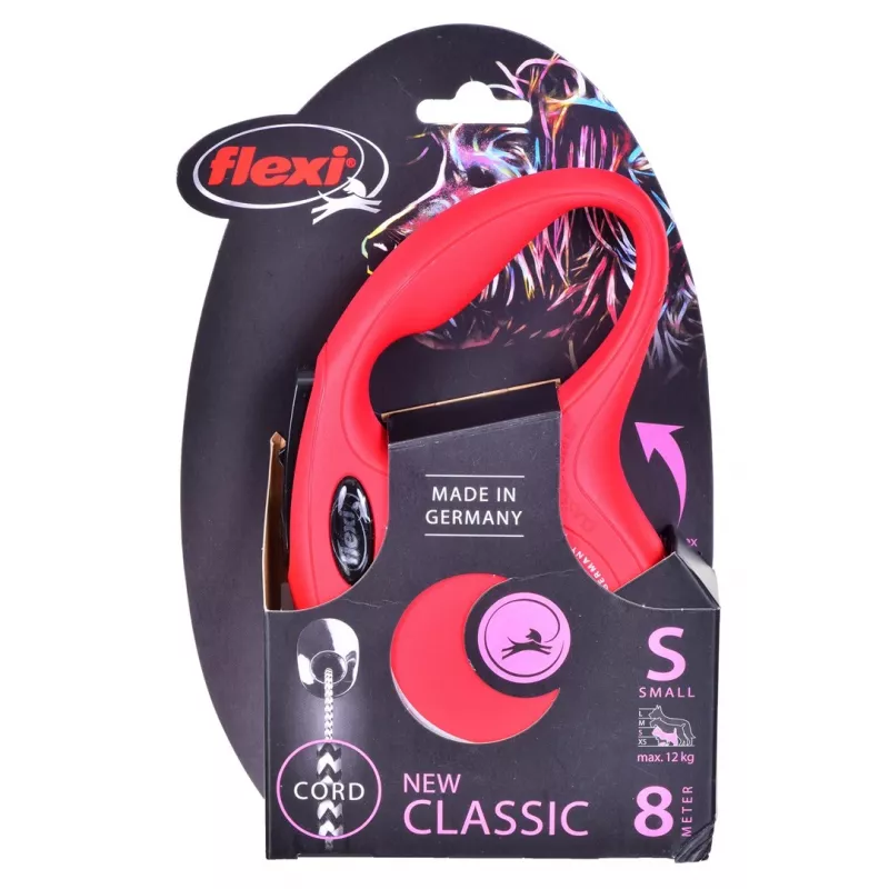 Trela retrátil para cães Flexi new Classic S 8 m
