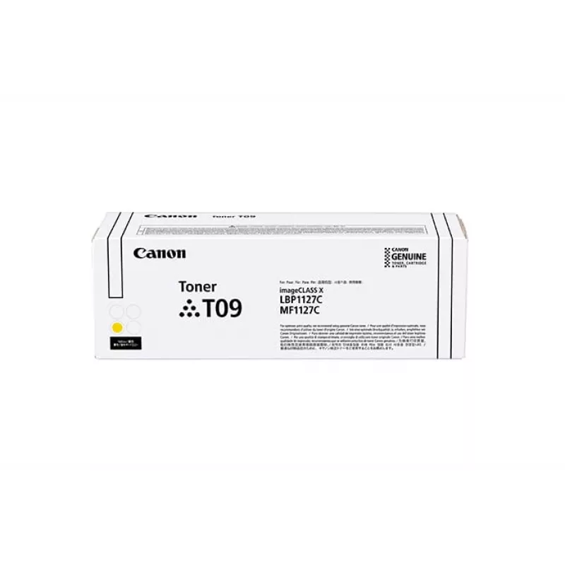 Cartucho de toner Canon TONER T09 Y 1 unid. original Amarelo