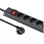 Régua de tomadas para RACK 16A PDU, 16xFRENCH, vertical