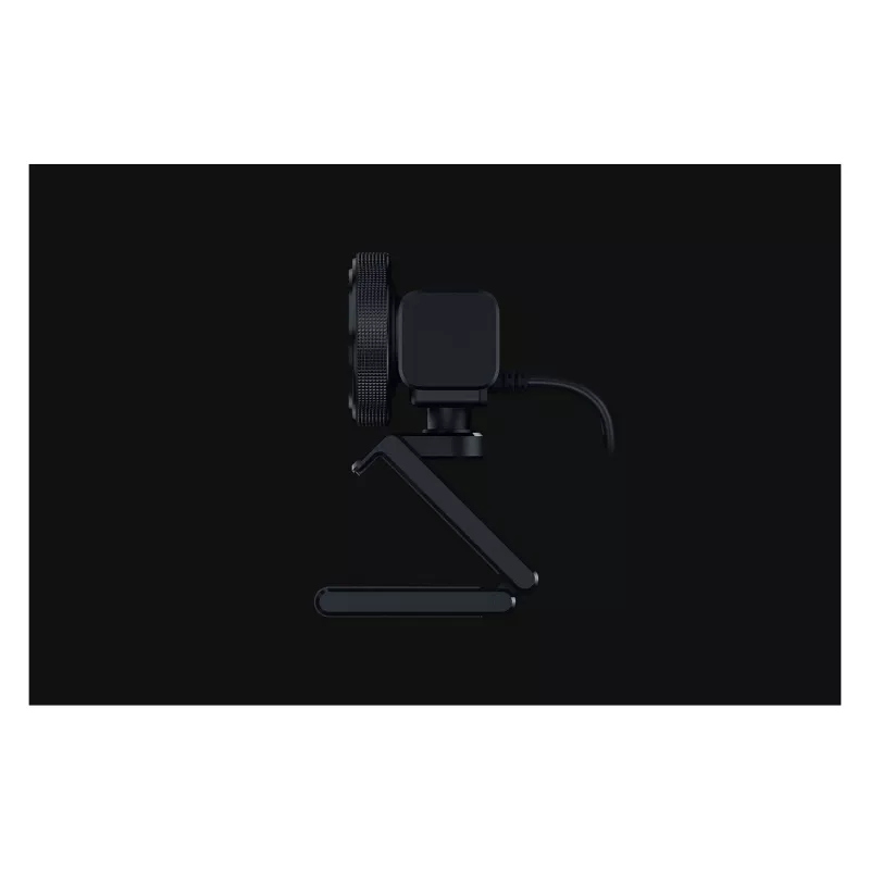Webcam Razer Kiyo V2 X, 1440p @ 60 FPS, focagem automática, grande angular - preto