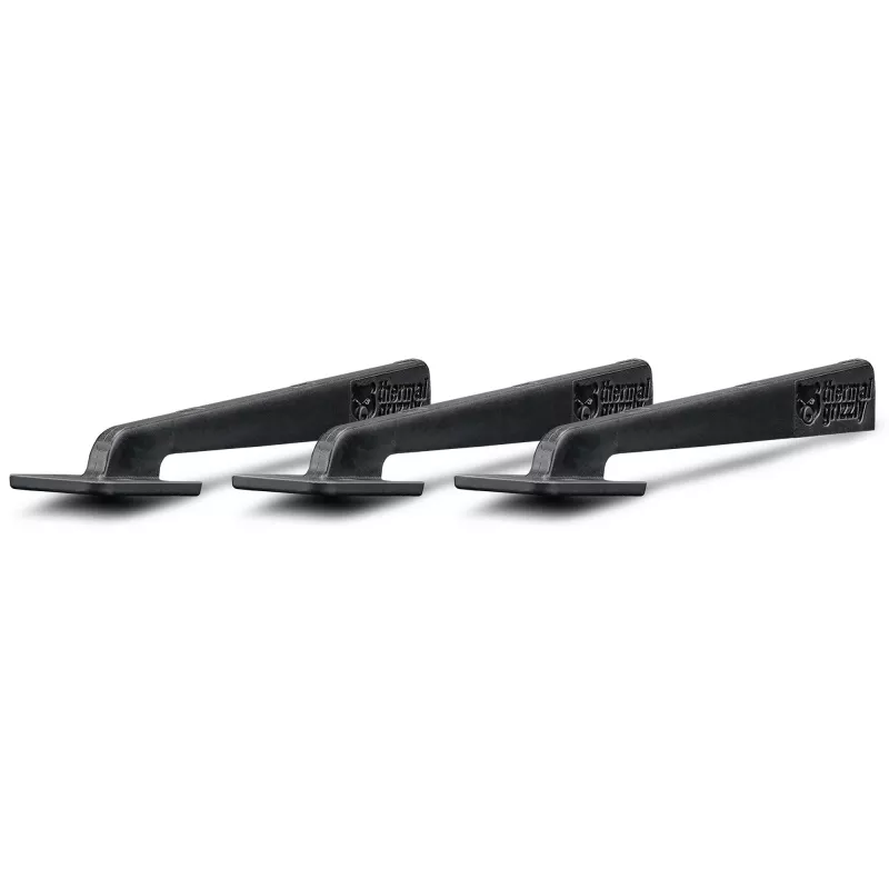 Thermal Grizzly espátula Pro aplicadores — conjunto de 3 para aplicar pasta térmica