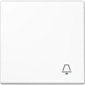 Interruptor de parede JUNG LS 990 K WW – design modular de tecla, superfície branca brilhante