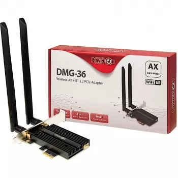 Placa WLAN-Bluetooth interna Inter-Tech DMG-36 5400 Mbit/s Wi-Fi 6