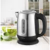 Chaleira elétrica Maestro MR-027 1,2 L 1630 W aço inoxidável, filtro antical, indicador de nível de água