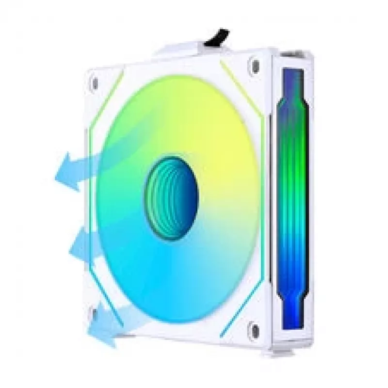 LIAN LI UNI FAN SL-INF 120 ARGB Reverse Blade pack de 3 branco