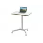 Tampo de secretária Leitz 65360001 quadrado alumínio branco 600x800x750mm