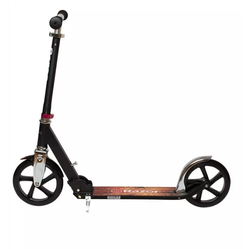 Trotinete Razor A5 Lux — alumínio, rodas de poliuretano de 20 cm, dobrável, altura ajustável, carga máx. 100 kg, preto