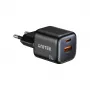 Carregador de parede Unitek P1128ABK01-EU – 2 portas GaN USB‑C & USB‑A, total 20W, preto