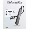 Hub USB Goobay 74456 Type-A 5000 Mbit/s cinzento-claro