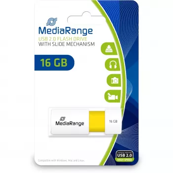 Pen USB MediaRange 16 GB USB Type-A 2.0 MR972