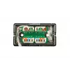 Caixa de ligação Extralink CAT5E STP, Barrel, conector, prateado