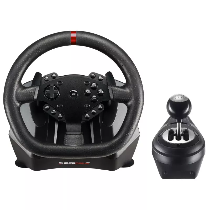 Volante de corrida No name Subsonic Superdrive GS 950-X — compatível com PC, PS4, Xbox One, Xbox Series X/S