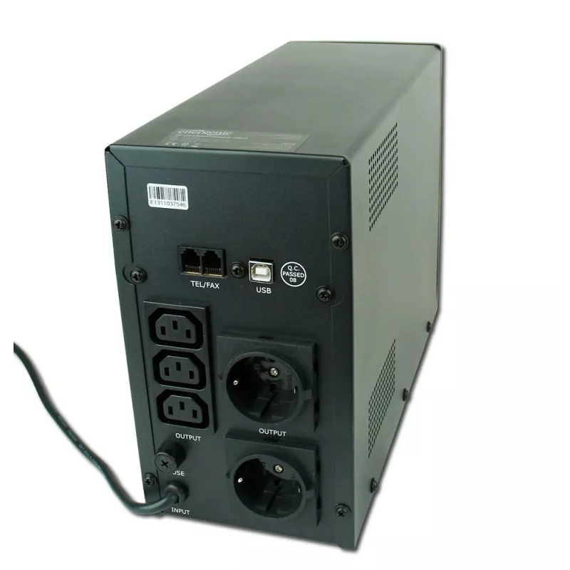 UPS Gembird EG-UPS-033 (fonte de alimentação ininterrupta) Line-Interactive 1200 VA 720 W 3 saídas AC