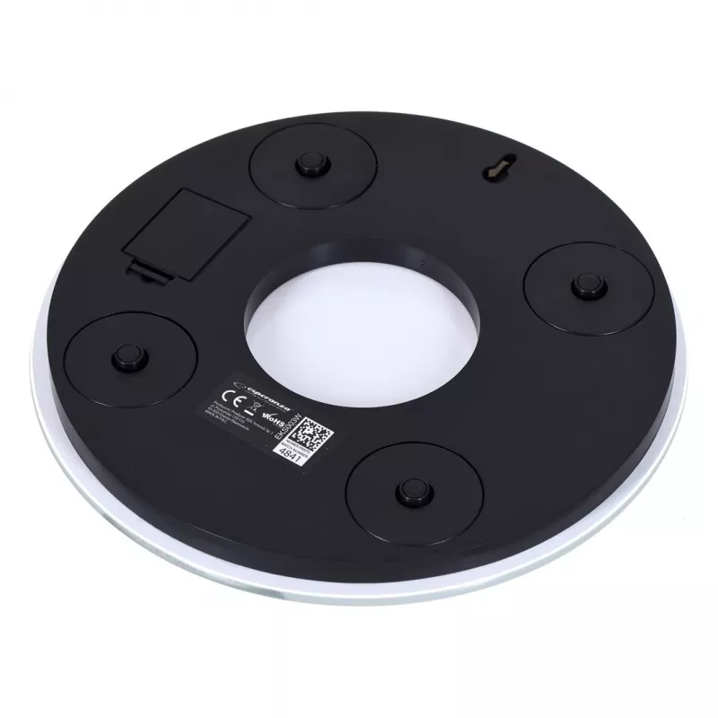 Balança de cozinha eletrónica ESPERANZA EKS003W, capacidade 5 kg, precisão 1 g, vidro temperado, controlo tátil