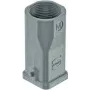 Caixa de conector Harting 19200031445 caixa de proteção de uma peça para conectores industriais