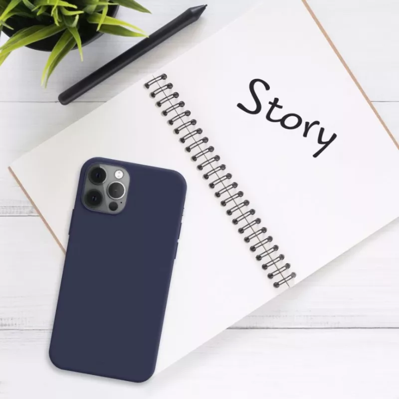 Fixed Story | Capa traseira | Apple | iPhone 16 Pro | Emborrachada | Azul