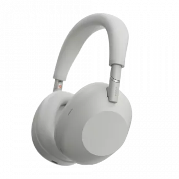 Auscultadores sem fios Sony WH-1000XM6 — cancelamento de ruído, Bluetooth, prateado platina