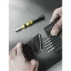 Chave de fendas combinada Wera ESD/11 SB – 1 peça, pontas Torx/Phillips/Phillips/Ponta chata, punho de plástico (preto/amarelo)