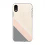 Capa para smartphone man and wood para iPhone XR – fato rosa com detalhes pretos
