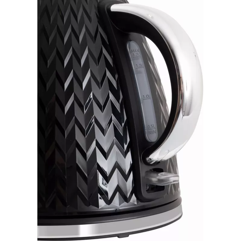 ELDOM NELA chaleira elétrica, capacidade 1,7 l, potência 2000 W, preto