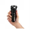 Máquina de barbear rotativa Remington R3600 preta a pilhas 40 min