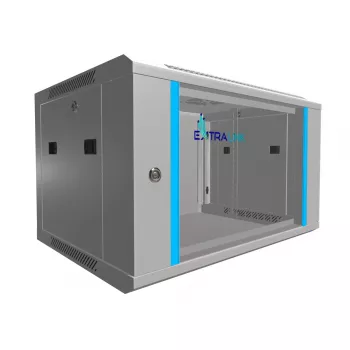 Armário de parede Extralink Extralink Rackmount cabinet 6U 600x450 Cinzento