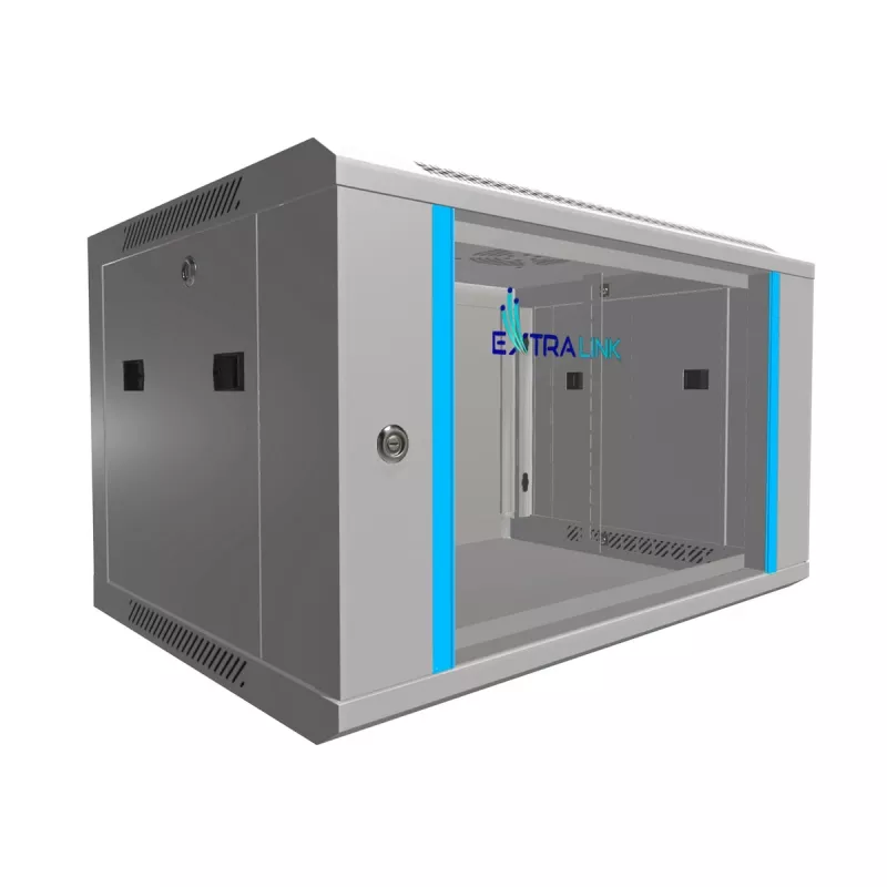 Armário de parede Extralink Extralink Rackmount cabinet 6U 600x450 Cinzento