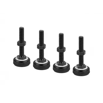 Conjunto de pés niveladores LANBERG AK-1602-B M10 ajustável em altura durável