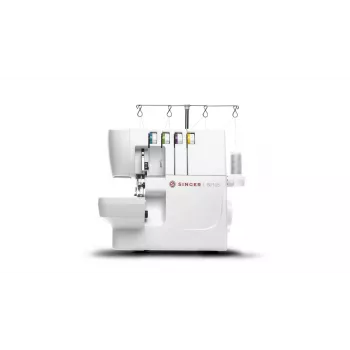 Máquina de costura overlock SINGER S0105 elétrica branco