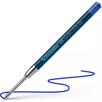 Instrumentos de escrita Schneider Slider 755 extragrande azul 10 unid.