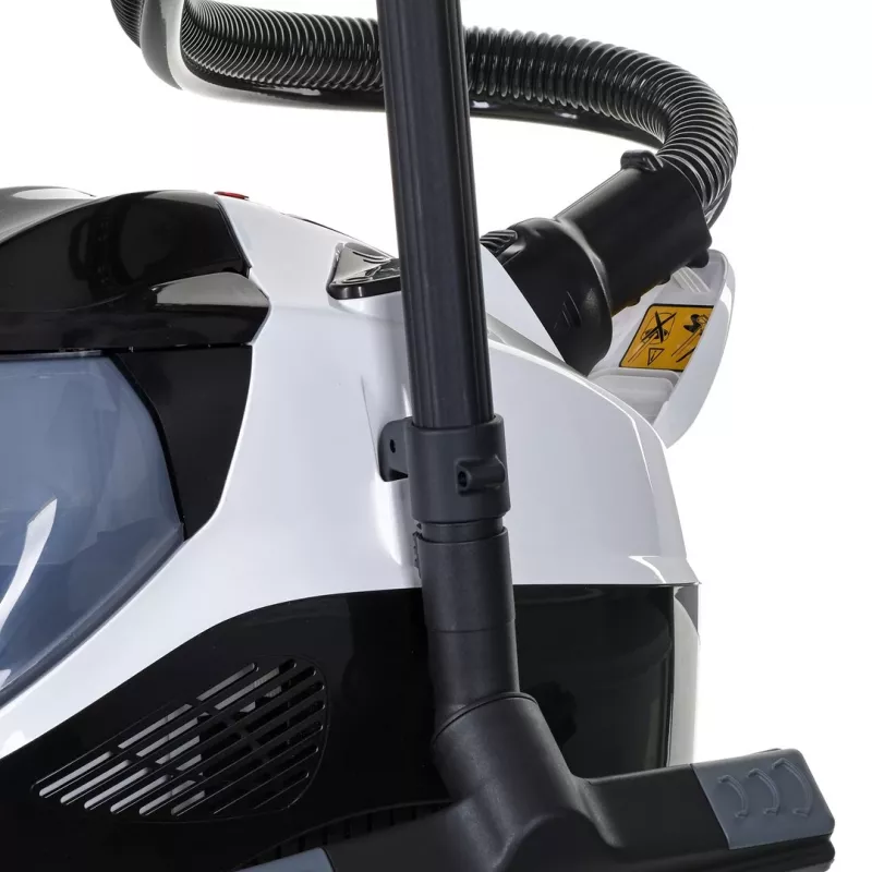 SV 7, limpa-vidros a vapor cilíndrico, 0,5 l, preto, cinzento, branco, botões, fixo, 50 cm