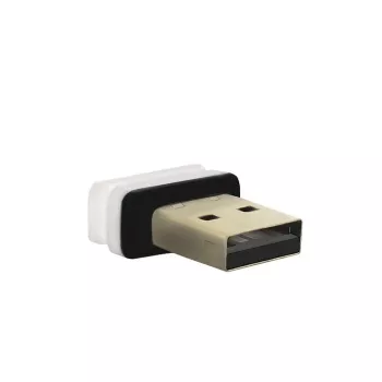 Qoltec - Adaptador de rede - USB 2.0 - 802.11b/g/n - Branco