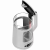 Chaleira elétrica AENO EK6: 1850-2200W, 2L, Strix, forma quadrada, tampa transparente, vidro altamente resistente, iluminação LED, desligamento automático, proteção contra funcionamento a seco