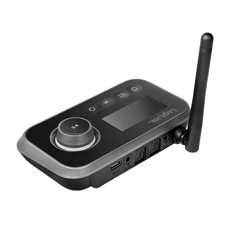 Transmissor/receptor de áudio Bluetooth LogiLink BT0062 BT 5.0 alcance 10 m