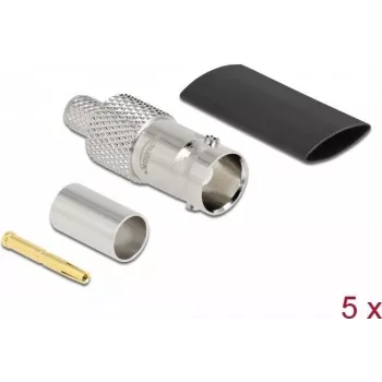 Conector fêmea BNC para cravar RG-59 DeLOCK 90028