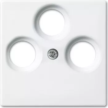 Placa de parede/Tampa de interruptor Busch-Jaeger 1724-0-4335 Branco para Busch-balance SI