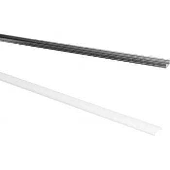 EUROLITE Cobertura para perfil em U 20 mm, leitosa, 2 m