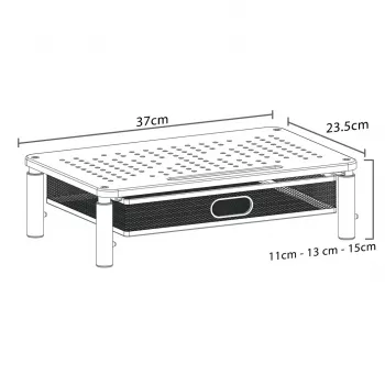 Suporte para monitor/portátil Maclean, 13-32, MC-947